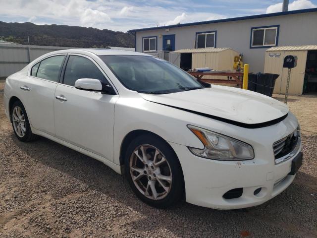 1N4AA5APXDC811602 - 2013 NISSAN MAXIMA S WHITE photo 4