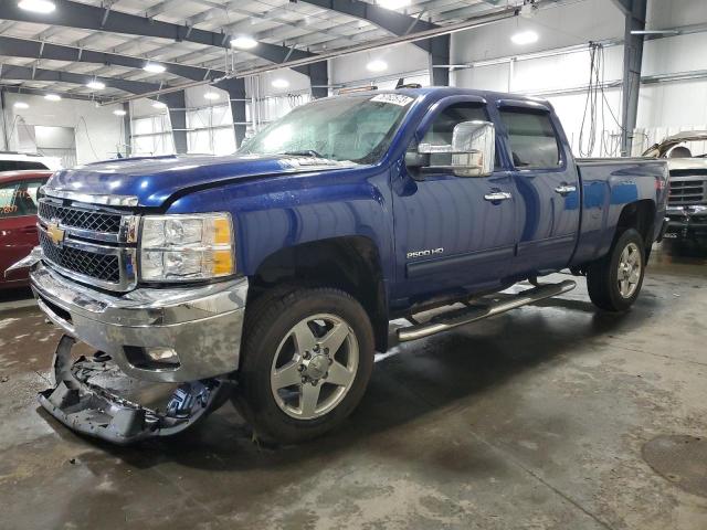 1GC1KYE89EF176917 - 2014 CHEVROLET SILVERADO K2500 HEAVY DUTY LTZ BLUE photo 1