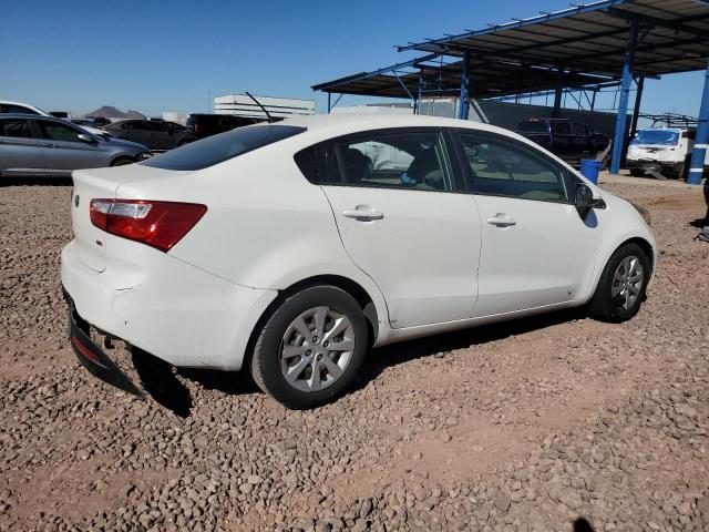 KNADM4A3XF6504533 - 2015 KIA RIO LX WHITE photo 3