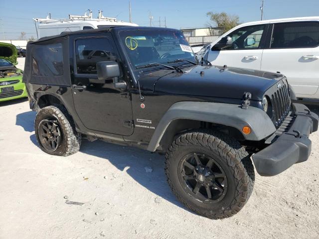 1C4AJWAG8FL523239 - 2015 JEEP WRANGLER SPORT BLACK photo 4