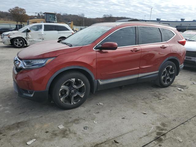 2HKRW1H99HH504642 - 2017 HONDA CR-V TOURING RED photo 1