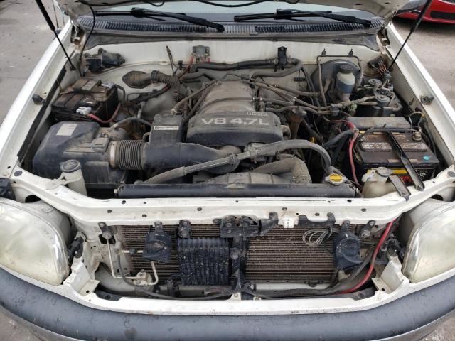 5TBBT44111S179764 - 2001 TOYOTA TUNDRA ACCESS CAB თეთრი ფოტო 11