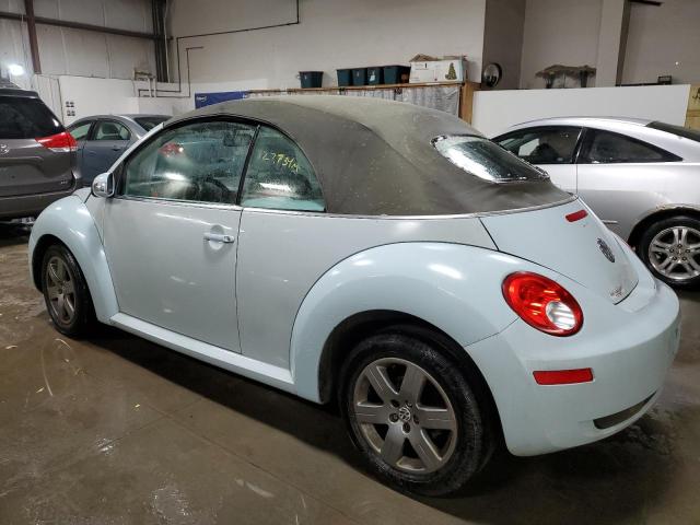 3VWRF31Y06M302578 - 2006 VOLKSWAGEN NEW BEETLE CONVERTIBLE OPTION PACKAGE 1 TURQUOISE photo 2