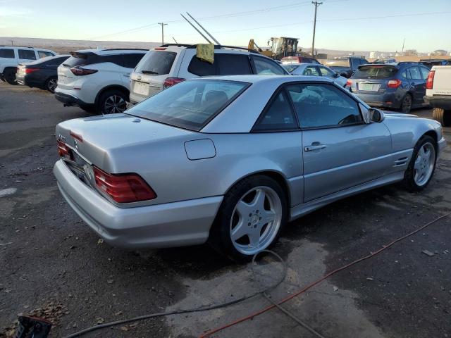 WDBFA68F81F198469 - 2001 MERCEDES-BENZ SL 500 SILVER photo 3