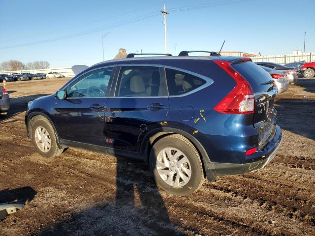 2HKRM4H71FH645613 - 2015 HONDA CR-V EXL BLUE photo 2