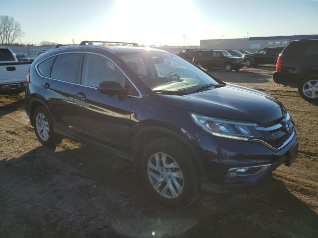 2HKRM4H71FH645613 - 2015 HONDA CR-V EXL BLUE photo 4