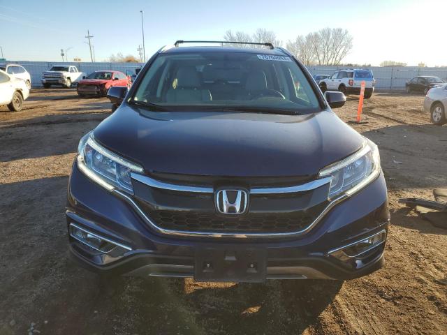 2HKRM4H71FH645613 - 2015 HONDA CR-V EXL BLUE photo 5