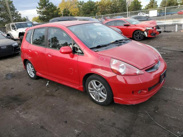 JHMGD38607S034983 - 2007 HONDA FIT S 红色 照片 4
