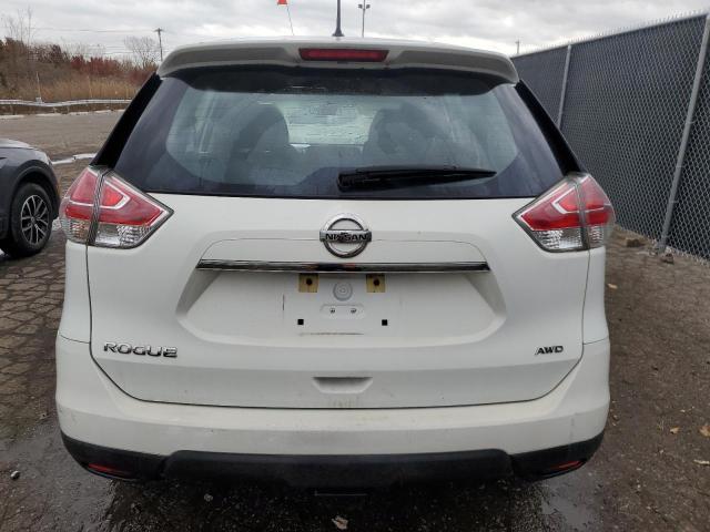 KNMAT2MV5GP646231 - 2016 NISSAN ROGUE S WHITE photo 6