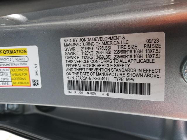 7FARS4H75RE004011 - 2024 HONDA CR-V EXL SILVER photo 13