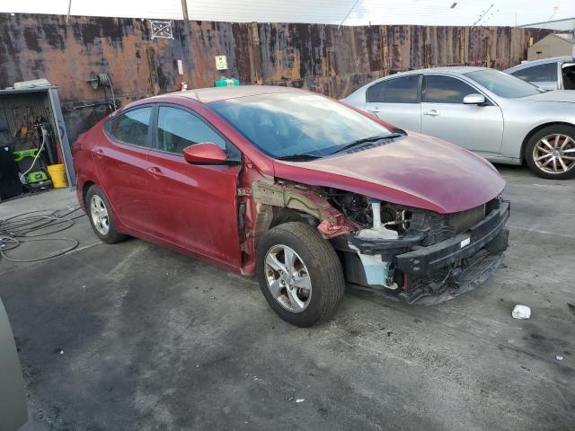 5NPDH4AE9EH502723 - 2014 HYUNDAI ELANTRA SE BURGUNDY photo 4