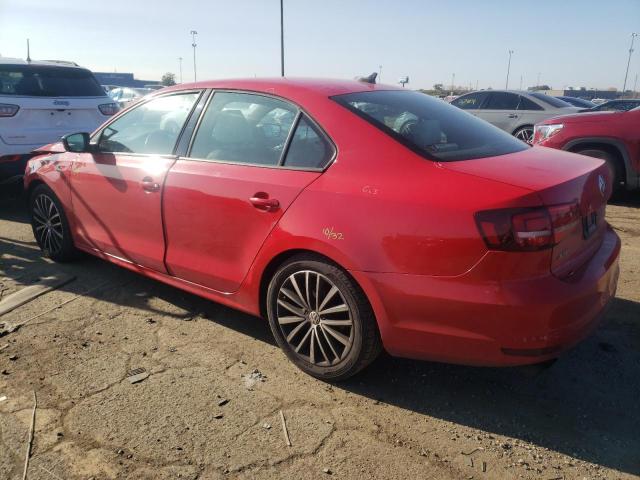 3VWD17AJXGM322034 - 2016 VOLKSWAGEN JETTA SPORT RED photo 2