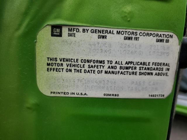 1G3AR47F1BR483296 - 1981 OLDSMOBILE CUTLASS SU GREEN photo 12