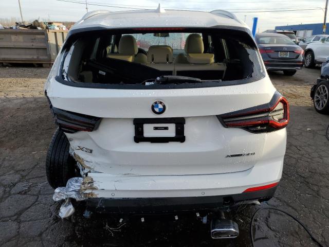 5UX53DP03R9T38722 - 2024 BMW X3 XDRIVE30I WHITE photo 6