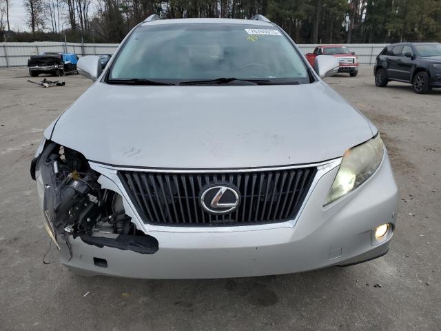 2T2ZK1BAXBC052320 - 2011 LEXUS RX 350 SILVER photo 5