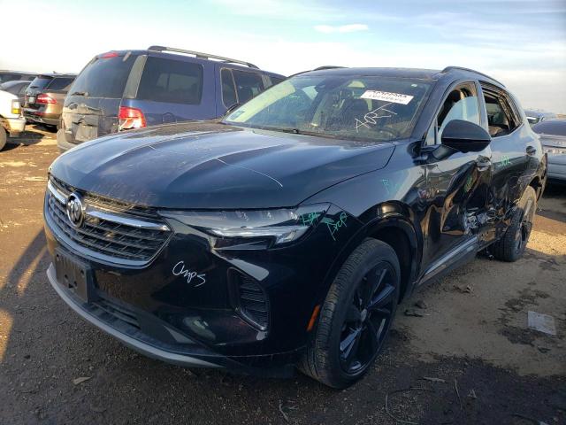 LRBFZPR40MD137385 - 2021 BUICK ENVISION ESSENCE BLACK photo 1