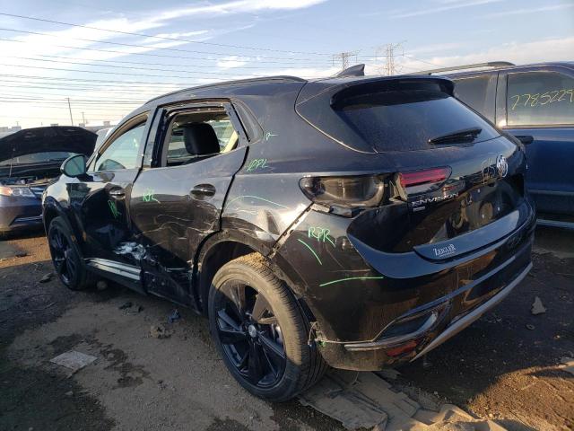 LRBFZPR40MD137385 - 2021 BUICK ENVISION ESSENCE BLACK photo 2