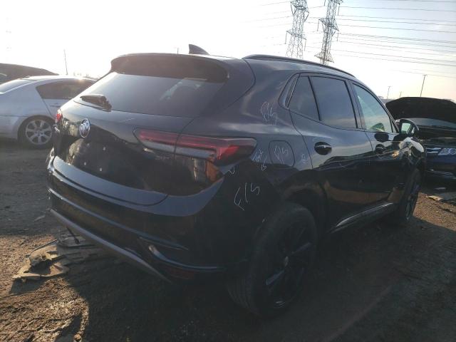 LRBFZPR40MD137385 - 2021 BUICK ENVISION ESSENCE BLACK photo 3