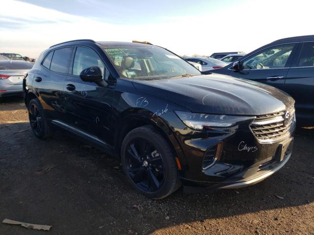 LRBFZPR40MD137385 - 2021 BUICK ENVISION ESSENCE BLACK photo 4