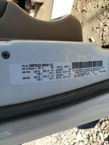 2C4RC1BGXDR753240 - 2013 CHRYSLER TOWN & COU TOURING WHITE photo 13