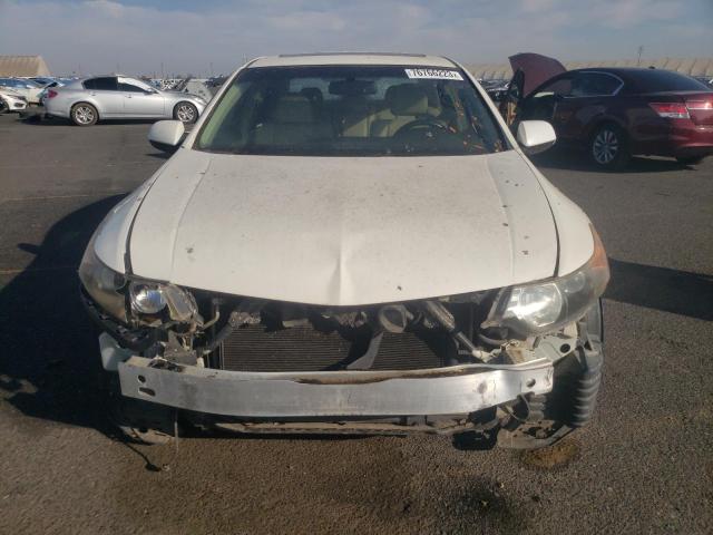 JH4CU266X9C006830 - 2009 ACURA TSX WHITE photo 5