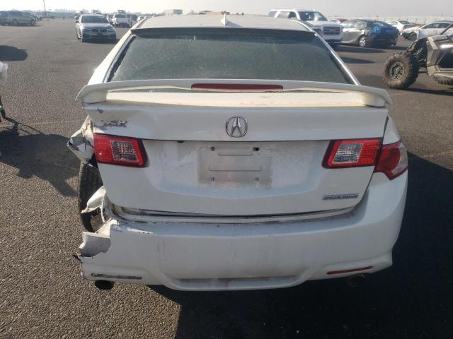 JH4CU266X9C006830 - 2009 ACURA TSX WHITE photo 6