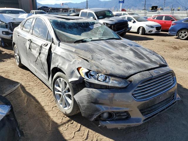 3FA6P0K90GR220031 - 2016 FORD FUSION TITANIUM GRAY photo 4