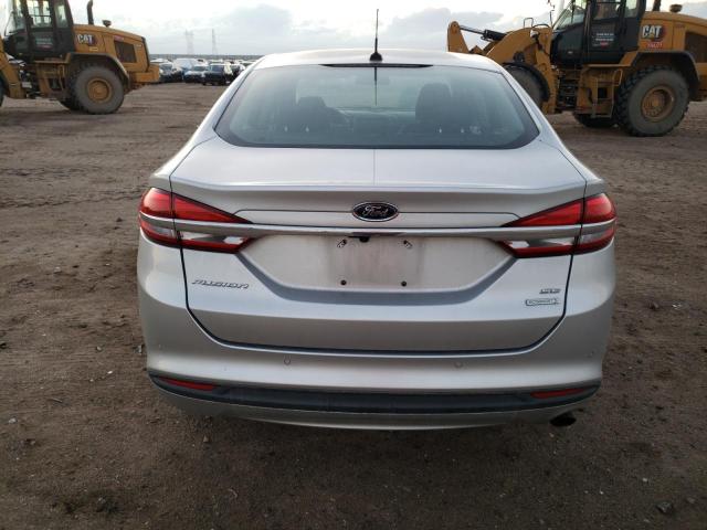 3FA6P0HD4HR276745 - 2017 FORD FUSION SE SILVER photo 6