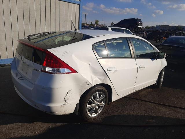 JHMZE2H70BS009079 - 2011 HONDA INSIGHT EX WHITE photo 3