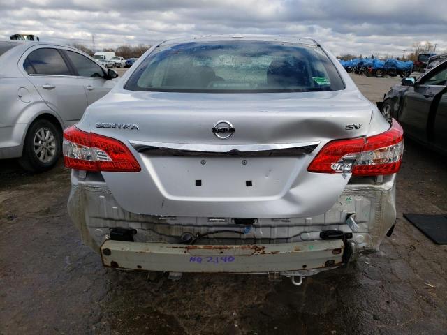 3N1AB7AP7FY233880 - 2015 NISSAN SENTRA S SILVER photo 6