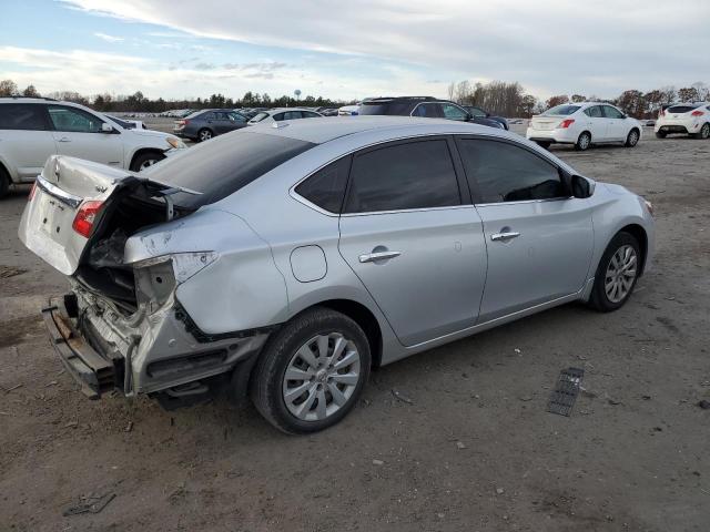 3N1AB7AP9HY318352 - 2017 NISSAN SENTRA S SILVER photo 3