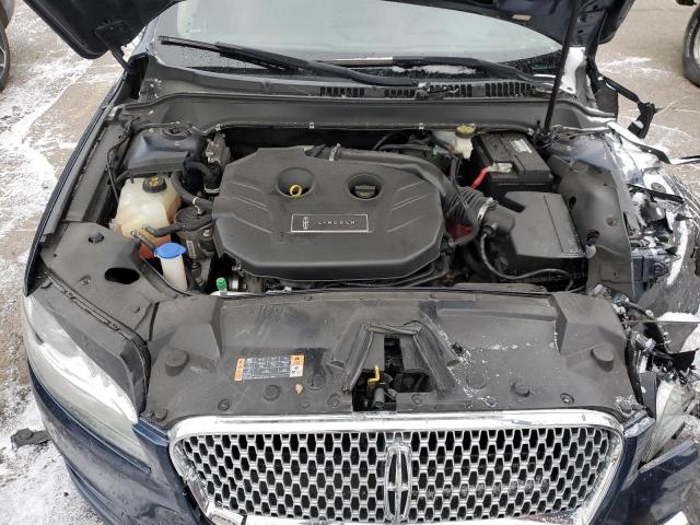 3LN6L5F92HR650363 - 2017 LINCOLN MKZ RESERVE ლურჯი ფოტო 11