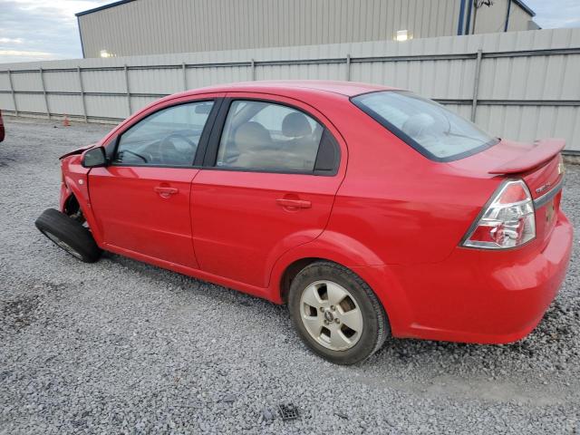 KL1TD566X8B151655 - 2008 CHEVROLET AVEO BASE RED photo 2