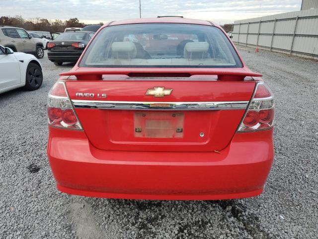 KL1TD566X8B151655 - 2008 CHEVROLET AVEO BASE Qırmızı foto 6
