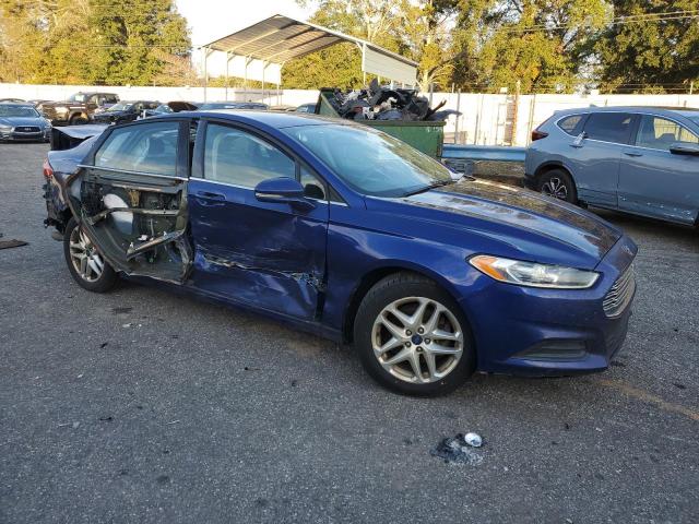 3FA6P0H77DR289123 - 2013 FORD FUSION SE BLUE photo 4