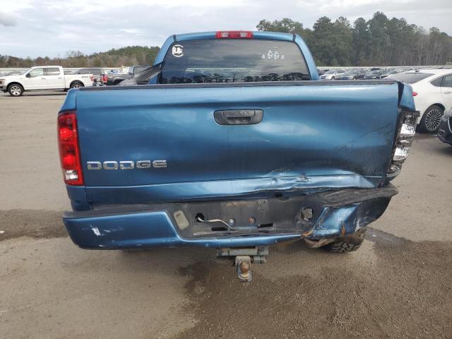 1D7HA18Z82J266300 - 2002 DODGE RAM 1500 BLUE photo 6