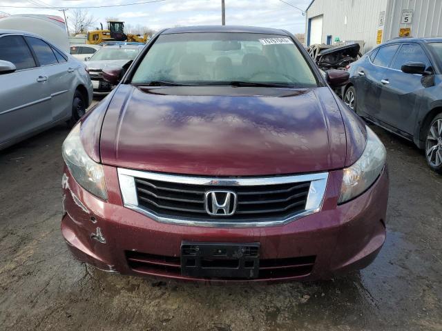 1HGCP26849A131135 - 2009 HONDA ACCORD EXL BURGUNDY photo 5