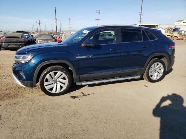 1V25E2CA9LC217250 - 2020 VOLKSWAGEN ATLAS CROS SE ლურჯი ფოტო 1