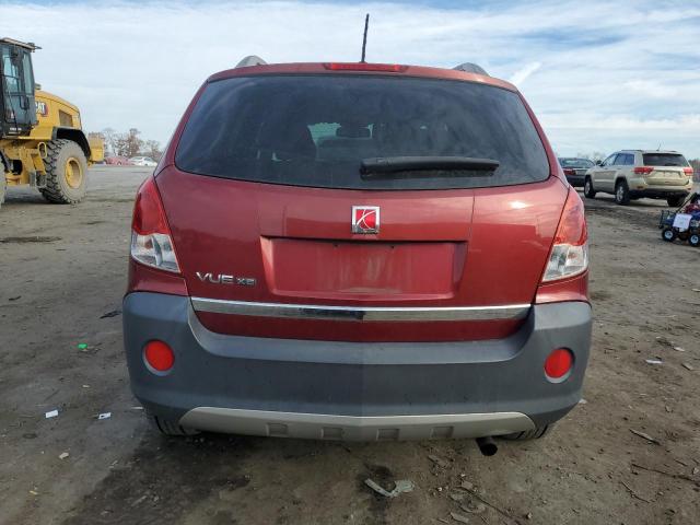 3GSCL33P28S555569 - 2008 SATURN VUE XE RED photo 6