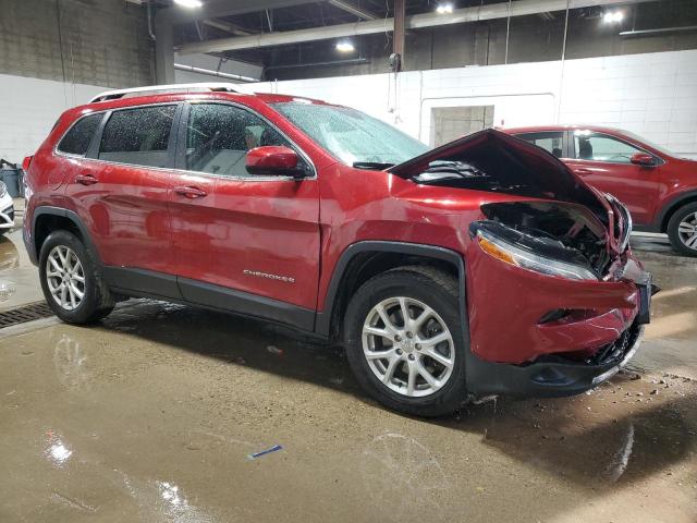 1C4PJMCS9HW567476 - 2017 JEEP CHEROKEE LATITUDE RED photo 4