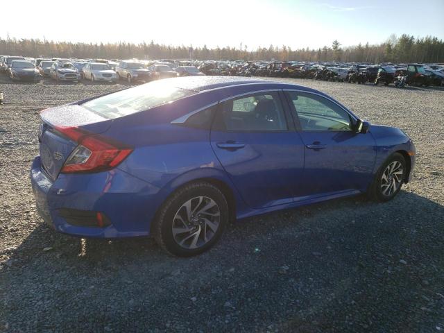 2HGFC2F85JH017224 - 2018 HONDA CIVIC EX BLUE photo 3