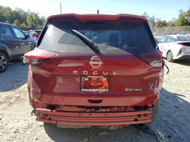 5N1BT3BBXPC895128 - 2023 NISSAN ROGUE SV RED photo 6