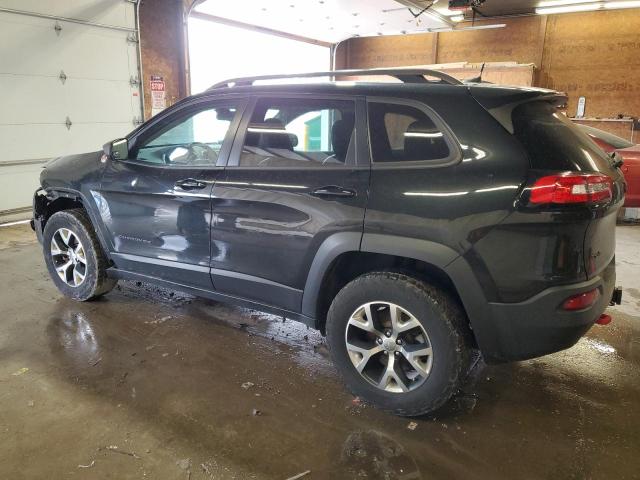 1C4PJMBS0GW357641 - 2016 JEEP CHEROKEE TRAILHAWK BLACK photo 2
