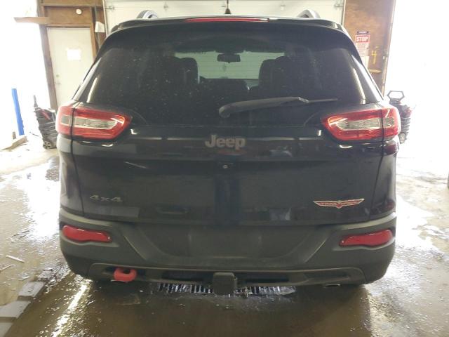 1C4PJMBS0GW357641 - 2016 JEEP CHEROKEE TRAILHAWK BLACK photo 6