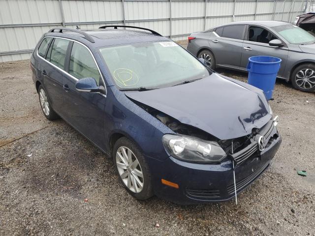 3VWPL7AJXEM628283 - 2014 VOLKSWAGEN JETTA TDI BLUE photo 4