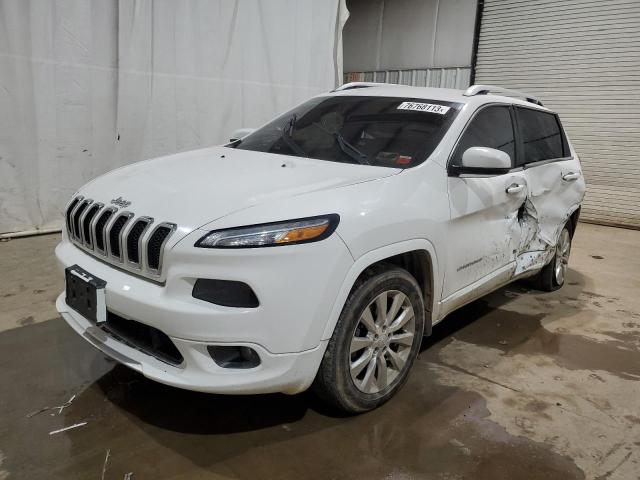 1C4PJMJX8JD594295 - 2018 JEEP CHEROKEE OVERLAND WHITE photo 1