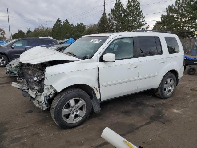 5FNYF4H52AB015773 - 2010 HONDA PILOT EXL WHITE photo 1