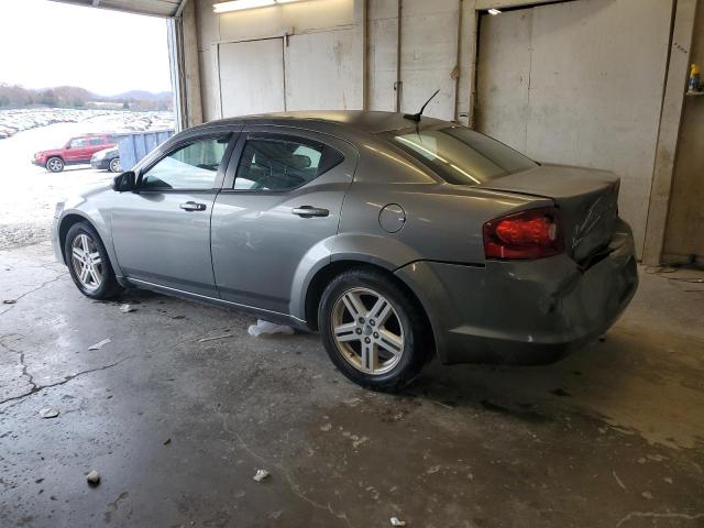 1C3CDZCB3DN520130 - 2013 DODGE AVENGER SXT GRAY photo 2