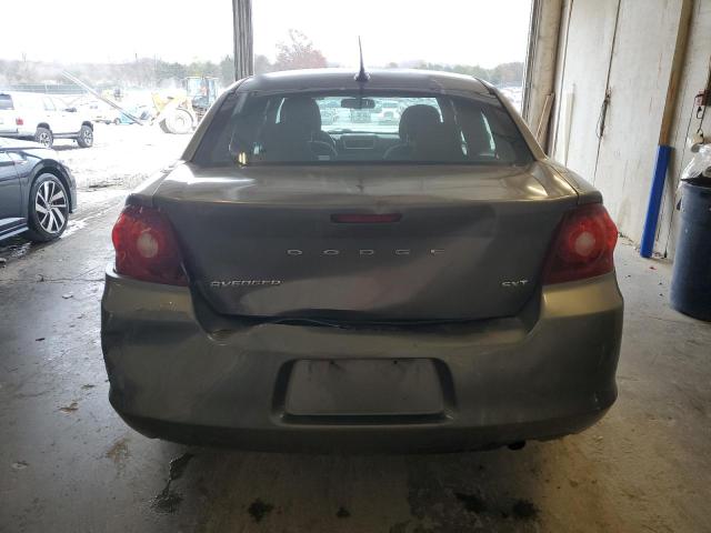 1C3CDZCB3DN520130 - 2013 DODGE AVENGER SXT GRAY photo 6