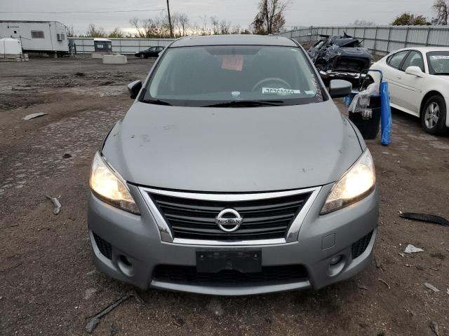 3N1AB7AP2DL710032 - 2013 NISSAN SENTRA S GRAY photo 5